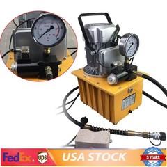750W 10000 PSI Electric Hydraulic Pump Power Pack Single Acting Solenoid Valve