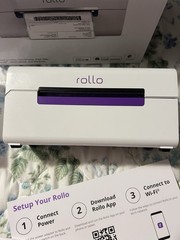 ALL 3-White Rollo X1040-Wireless Thermal Label Printer&Shipping Scale&500 Labels
