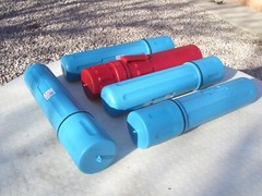 STURDY TRANSPORT CANISTER FOR GEIGER COUNTER PANCAKE PROBE 44-9 ; $22.00 + S/H