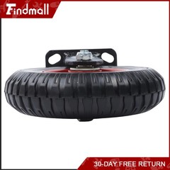 Findmall Fixed Plate 8″ Caster Wheels PU Load-Bearing Capacity 518 Pounds