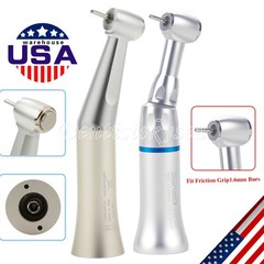 Dental Slow Low Speed Handpiece Contra Angle Push Button fit FG 1.60mm Burs