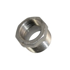 1″ to 3/4″ NPT threaded SS 304 HEX Reducing bush adapter Reducer Fitting Adapter
