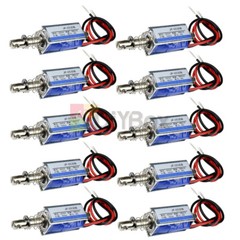 1-10PCS DC 6V 300mA 5N/10mm JF-0530B Pull-Push DC Solenoid Electromagnet