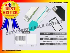20,000 CHECKPOINT ® COMPATIBLE BARCODE LABEL TAG 8.2MHz (4cm x 4cm) Fake Barcode