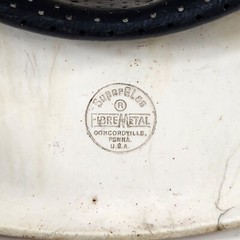 Rouge Steel Ford Motor Company Superglas Hardhat Hard Hat Fibre Metal Vintage