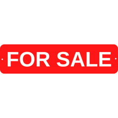 Real Estate Sign Riders 6X24 Weather & Fade Proof Sign Riders Aluminum