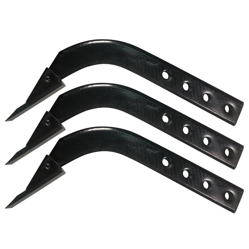 3PK Box Blade Ripper Shank, 18″ Box Blade Ripper Teeth 4 Holes Scarifier Shanks