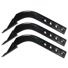 3PK Box Blade Ripper Shank, 18″ Box Blade Ripper Teeth 4 Holes Scarifier Shanks