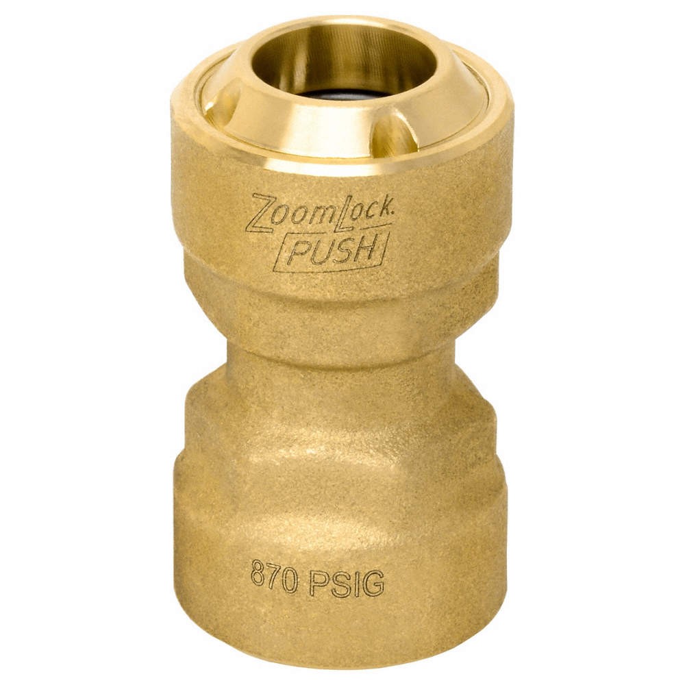 PARKER PZKP-C12-HNBR 3/4″ COUPLING Push-to-Connect HVAC Fitting,Brass 810NP0