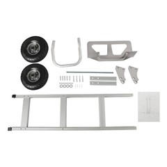 Aluminum Alloy Hand Truck Cart Heavy Duty Dolly W/ Rubber Wheels 440lbs/500lbs