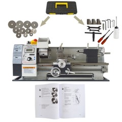 WM210VI Precision Metal Lathe Inch Thread Lathe Brushless Motor 110V 900W
