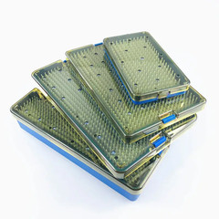 Dental Medical Autoclave Sterilization Tray Surgical Instrument Disinfection Box