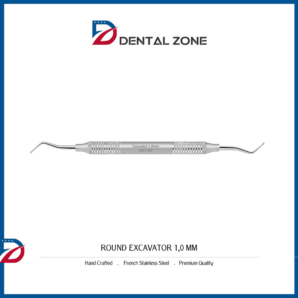 DENTAL INSTRUMENTS EXCAVATOR ROUND 1.0MM, 1.5MM, 2.0MM DOUBLE ENDED