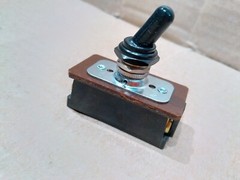 Oztec Concrete Vibrator Electric On & Off Power Switch 177A1 + Rubber Boot 34A1