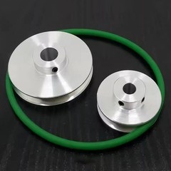 Aluminium V-Groove Pulley OD 20mm-100mm With Fixed Screw for 5mm/6mm Width Belt