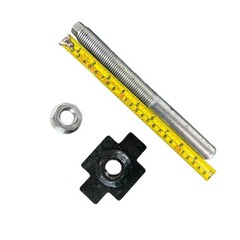 For AGT Mini Excavator Track Tension Assembly Accessories Replacement Black