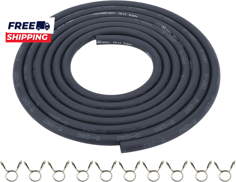 5.5Mm Fuel Line 1/5 Inch Gas Tube Fuel Hose 5 Feet for ATV Quad Pit Dirt Bike