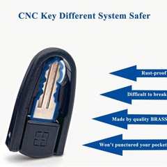 XIEHE 288 Drawer Locks with Keys, Zinc Alloy Office 288-16-1pack, Black