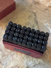 Lot Young Bros Gruv Grip Steel Stamp Set 0-9 Number 1/4” 3/16”Pittsburgh 5/16” +