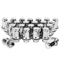 M12x1.5 Wheel Lug Nuts OEM for Tacoma 4 Runner FJ Cruiser Matrix GX460/ 24Pc Mag
