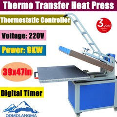 Qomolangma 39 x 47 Large Format Operation Textile Thermo Transfer Heat Press