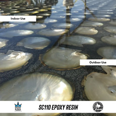 CLEAR EPOXY RESIN 48 OZ KIT * UV RESISTANT * MARINE GRADE * NON-TOXIC * BOAT
