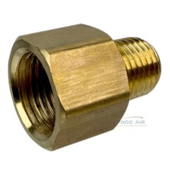 2 Pack Brass Reducer Adapter 3/8″ Female X 1/4″ Male NPT Pipe Reducing Fitting