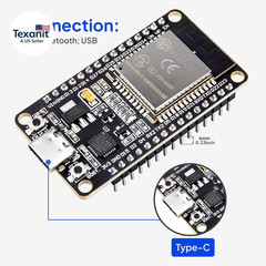 ESP-32 Super Starter Kit with Tutorial and Development Board USB-C Dual Core Mic