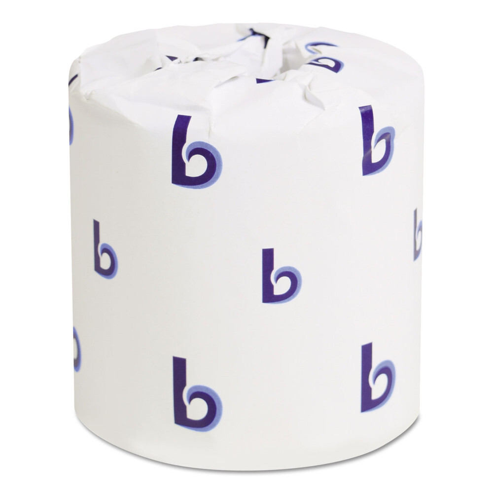 Boardwalk 6155B 4.5″ x 4.5″ 2-Ply Septic Safe Toilet Tissue – WT (96/Carton) New