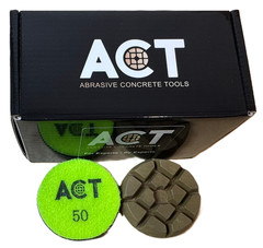 3″ 50 Grit Resin Diamond Polishing Pads – Concrete (Set-9)