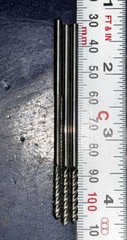 3X ACCUPRO 1/8X1/8X3/4X3 4FL BALLNOSE CARBIDE ENDMILL LR 646120 60338852 3pcs