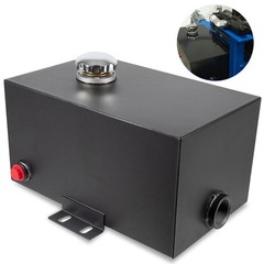 5 Gallon 14 Gauge Steel Hydraulic Fluid Reservoir Tank Inlet 1-1/2″& Outlet 3/4″
