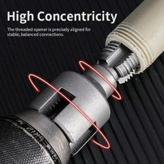 2Pcs 1/2”&3/4” Water Pipe Integrated Internal & External Pipe Threading Tool
