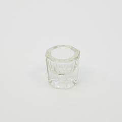 GLASS DAPPEN DISH CLEAR ACRYLIC HOLDER CONTAINER DENTAL COSMETOLOGY 12/PCS