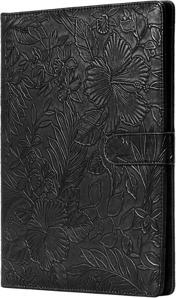 Padfolio, Portfolio Binder, Legal Pad Holder, Resume Folder | Embossed Faux Leat
