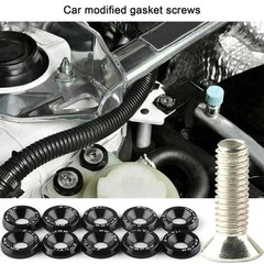 20Pcs/Set Bumper Fender Washers Engine Bay Dress Up Bolts Fasteners M6 JDM Fende