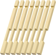 8 Pack Wooden Entrance Reducers for 10 Frame Beehives, 14.75 x 0.75 x 0.75 in