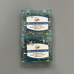 50 Sets Dental Orthodontic Buccal Tube Bondable Roth 022″ Mesh Base 1st Molar