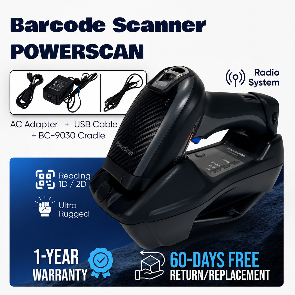 1 YEAR WARRANTY💯Handheld Barcode Scanner🔹Similar to Datalogic PM9501-DPM910RB