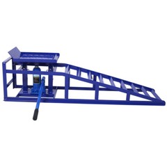 Auto Car Truck Service Ramps Lifts, Garage Car Lift Hydraulic Ramps Blue 5 Ton