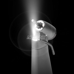 Dental Optic Fiber LED 1:4.2 Increasing Handpiece 45°Angle Head External Channel