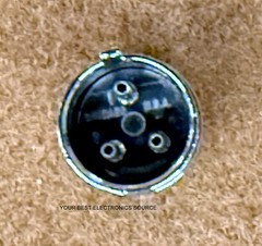 Amphenol 91-MC3M Vintage-Style 3-Pin Male Microphone Connector, Fits Shure 55