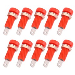10pcs Banana Jack Socket Durable Connectors For Electronic Instruments