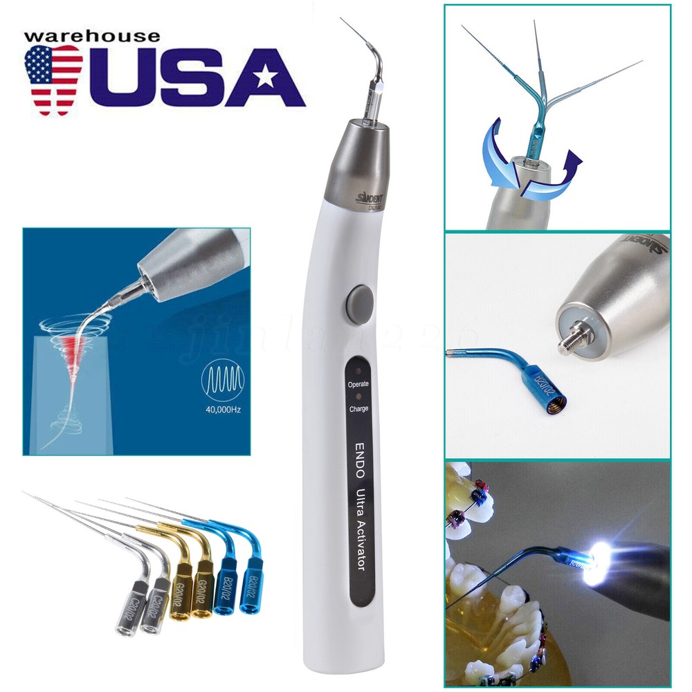 Wireless Dental Ultrasonic Scaler /Endo Root Canal Ultra Activator Handpiece ns