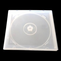 Lot of 10 Used Standard-Size, Soft Rugged Plastic Empty CD / DVD Cases
