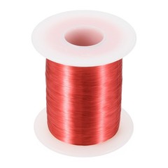 43 AWG Magnet Wire, 43 Gauge 8 oz Enameled Copper Wire, 155C(311F), Red,White