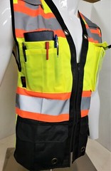 FX Surveyor Two Tone Yellow Safety Vest ANSI/ ISEA 107-2015 Approved