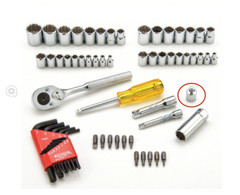 PROTO J47065 Socket Wrench Set 1/4″-3/8″ Drive Size 65pcs (INCOMPLETE)