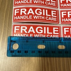 15pcs FRAGILE HANDLE WITH CARE 1″x3″ FRAGILE Stickers Packaging Safety Mailing