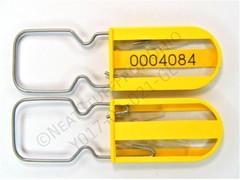Electric Meter Seal Tamper Tag Padlock 10 Pack NUMBERED